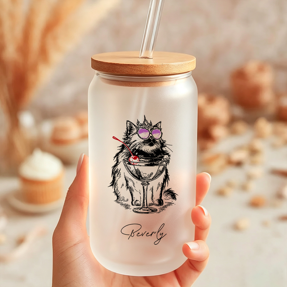Pagewings Personalized Sci Fi Novel Lovers Glass Can Tumbler
