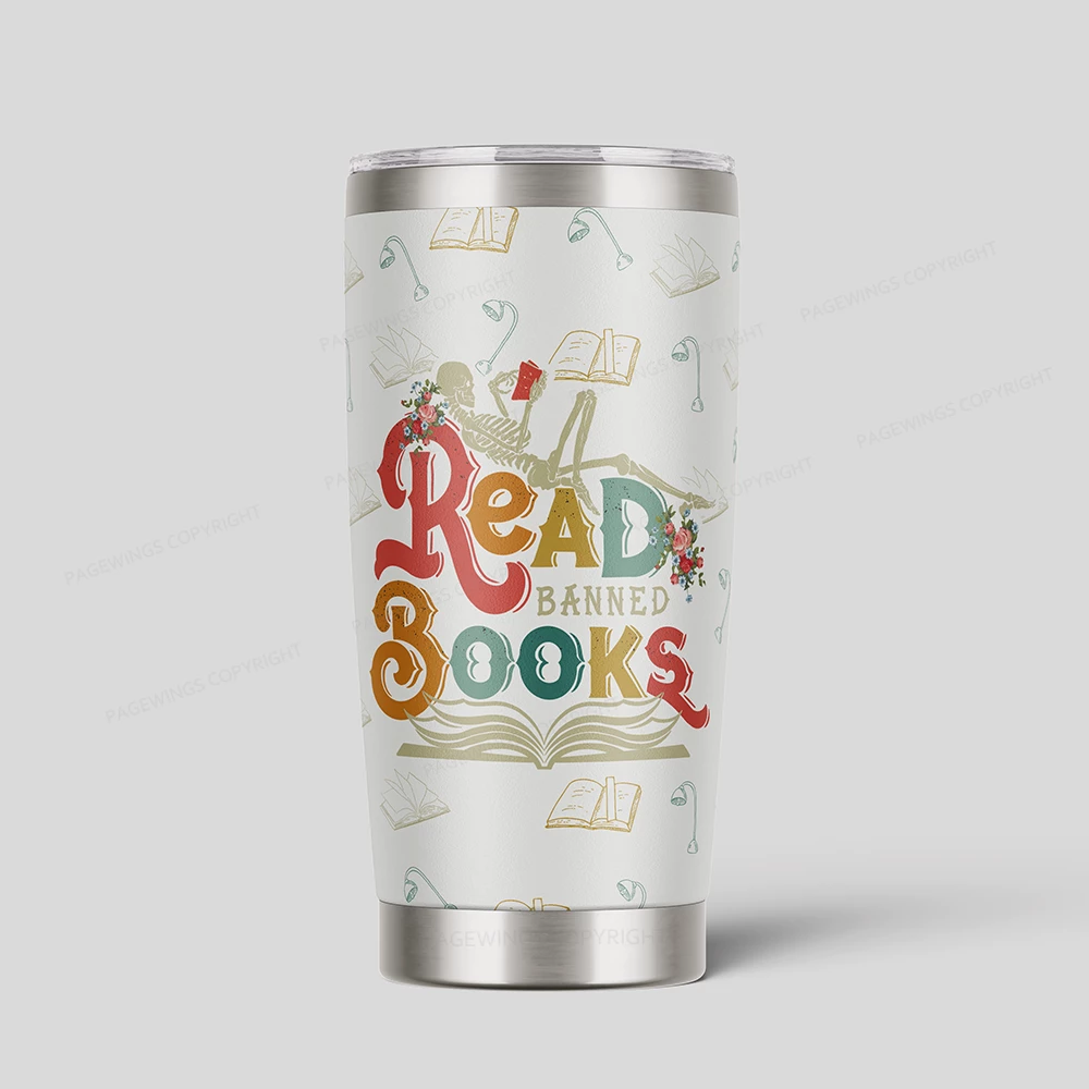 Pagewings Read Banned Books Tumbler