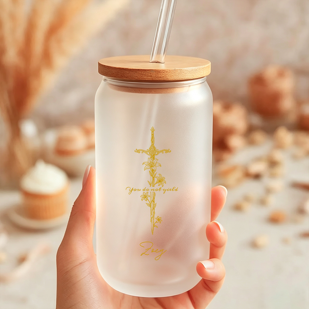 Pagewings Personalized Fantasy Bookish Glass Can Tumbler