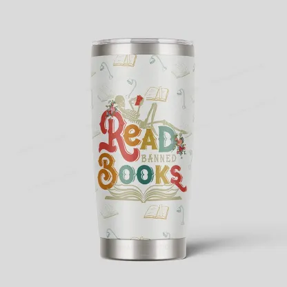 Pagewings Read Banned Books Tumbler