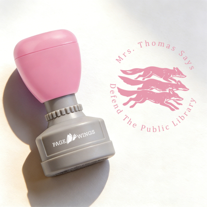 Pagewings Personalized Public Library Stamp