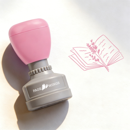 Pagewings Read More Books Stamp