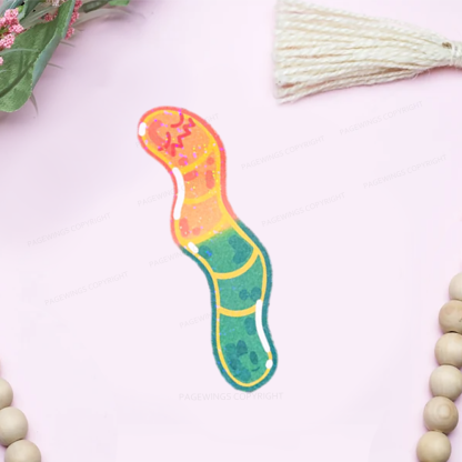 Pagewings Gummy Worm Bookmark