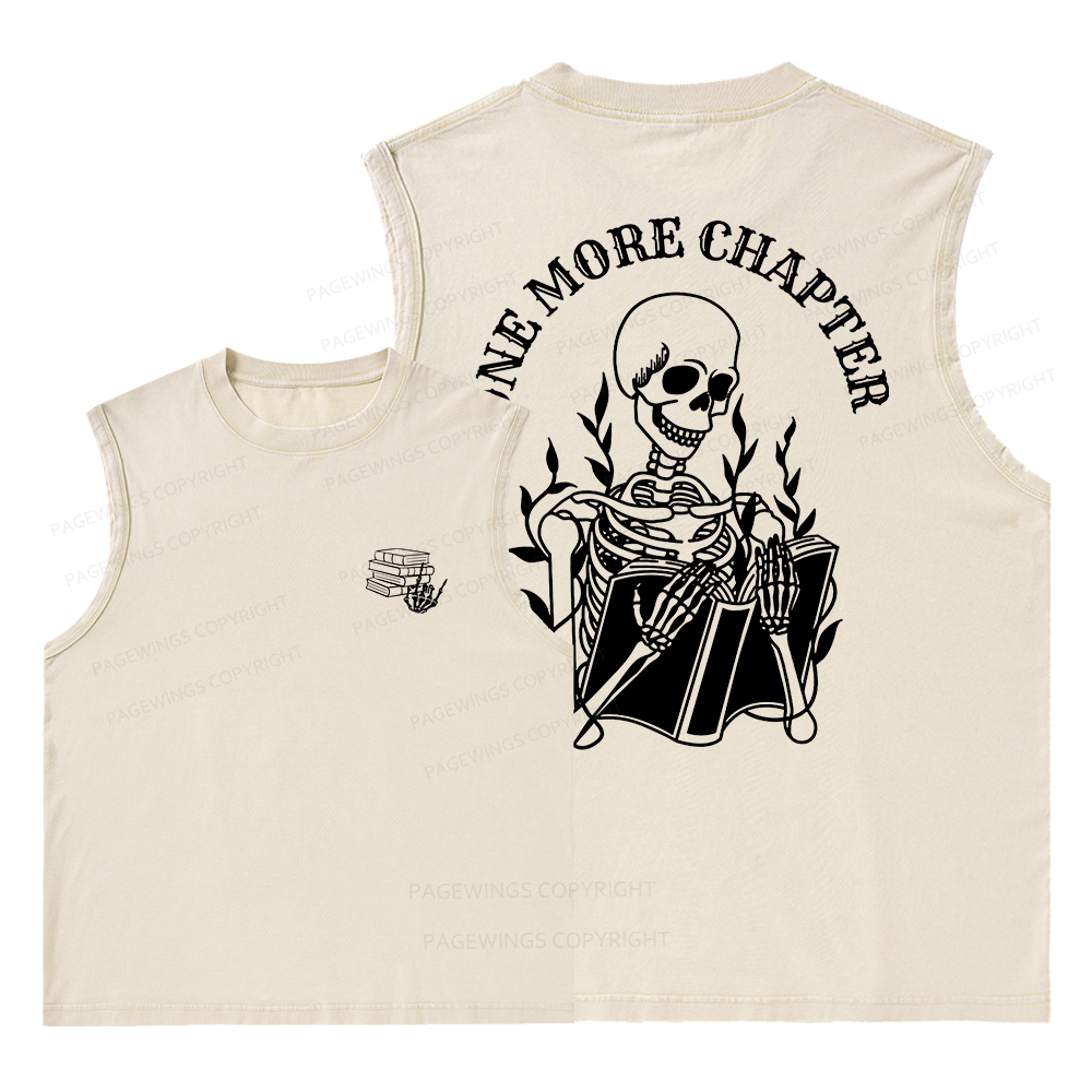 Pagewings One More Chapter Unisex Washed Tank Top