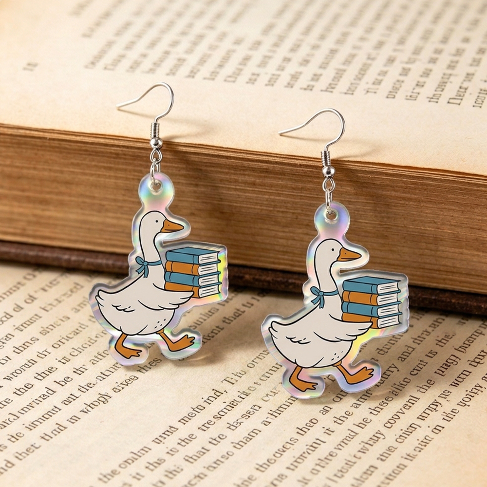 Pagewings Silly Goose Earrings