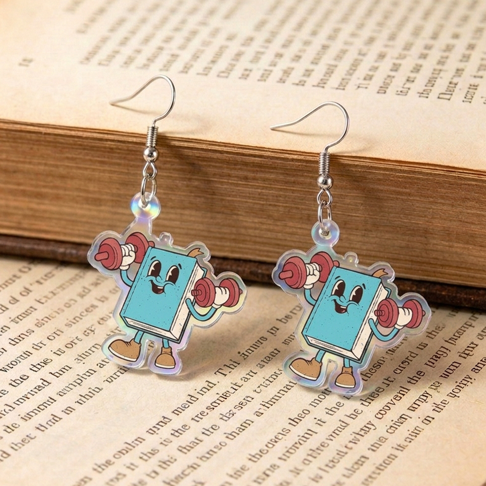Pagewings Bookworm Earrings