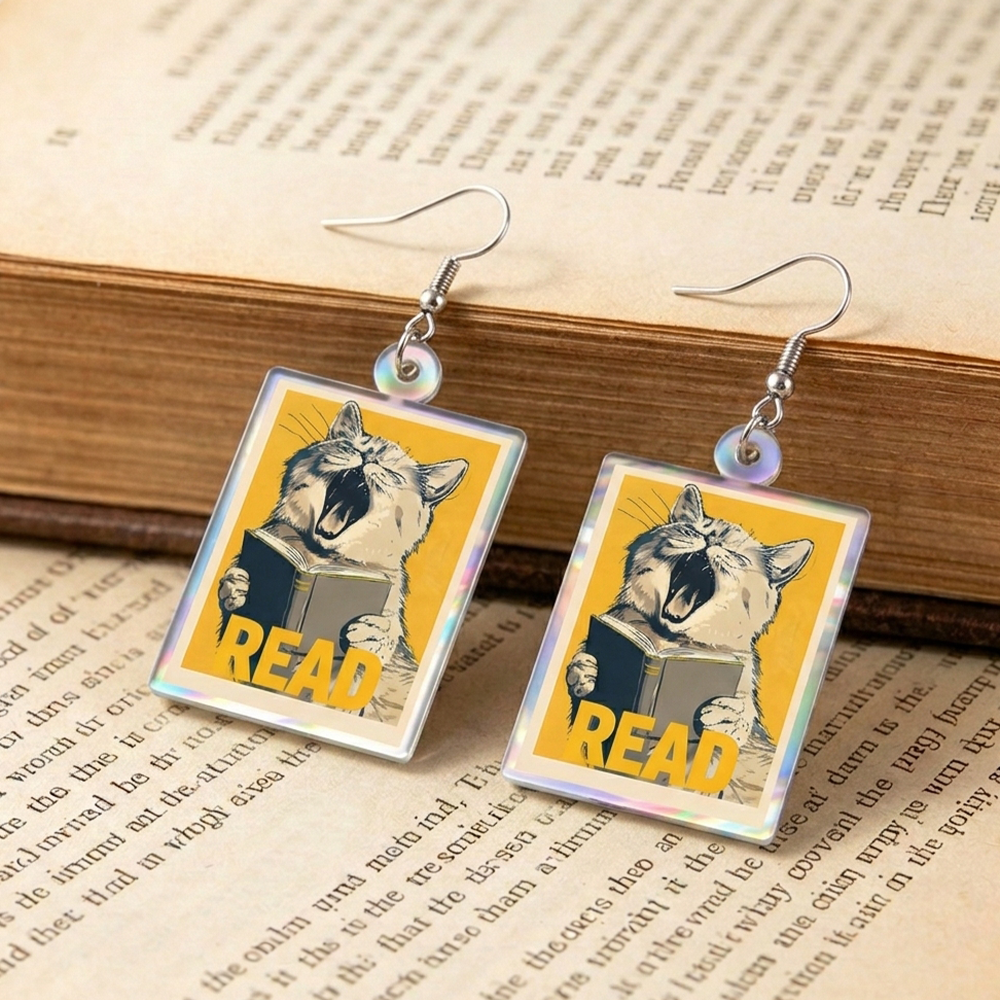 Pagewings Reading Is My Jam Earrings