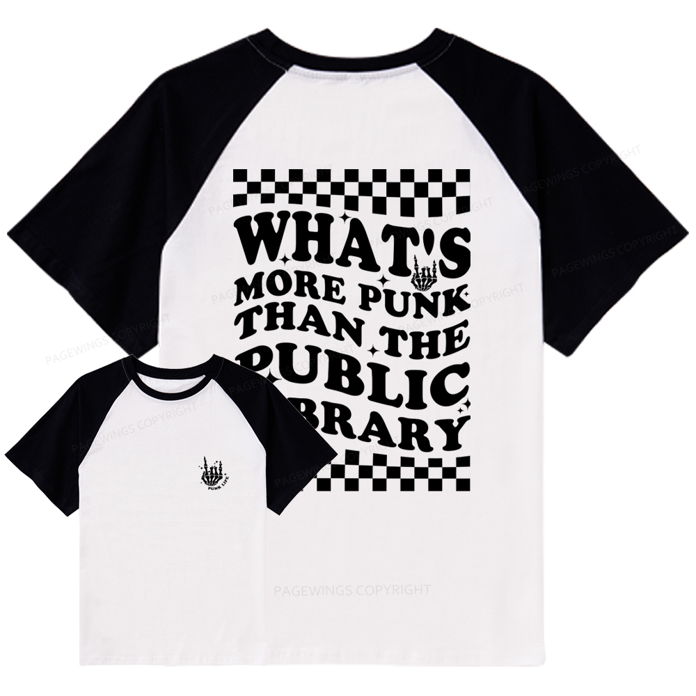 [Copy]Pagewings Comfort Colors Read Books Be Kind Stay Weird Raglan T-shirt