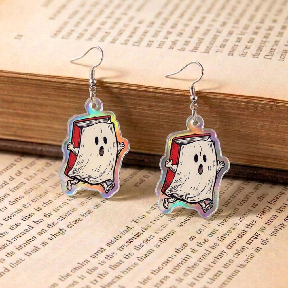 Pagewings Spooky Season Halloween Earrings