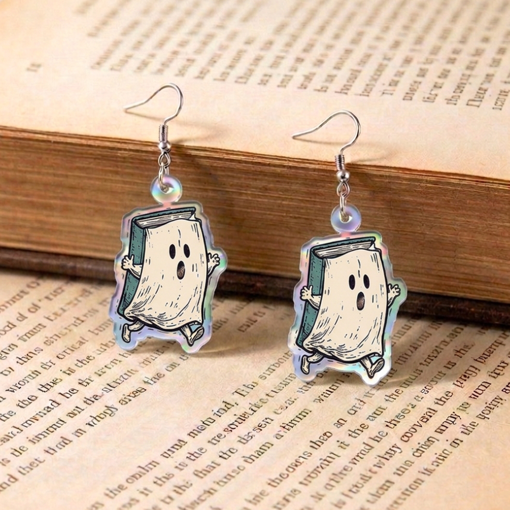 Pagewings Spooky Season Halloween Earrings