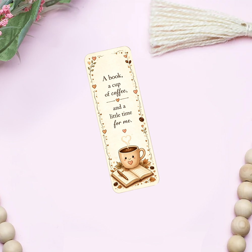 Pagewings A Book  A Cup Of Coffee Bookmark