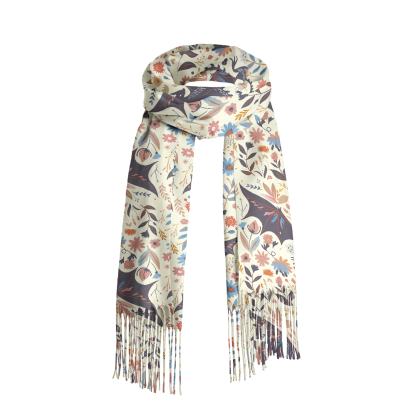 Pagewings Fantasy Bookish Long Fringe Scarf