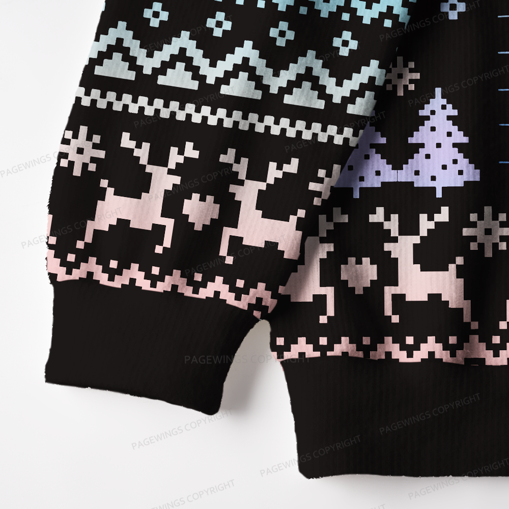 Pagewings Return To Library Unisex Ugly Knit Sweatshirt