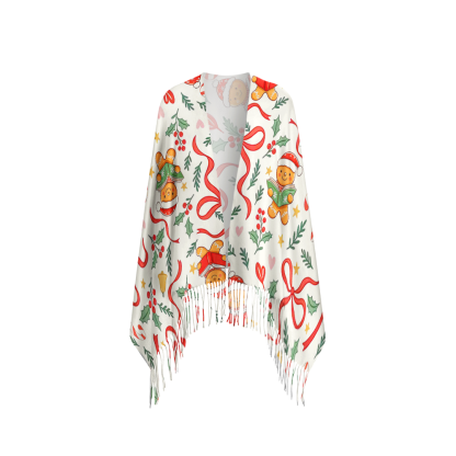 Pagewings Bookish Vibe Long Fringe Scarf 