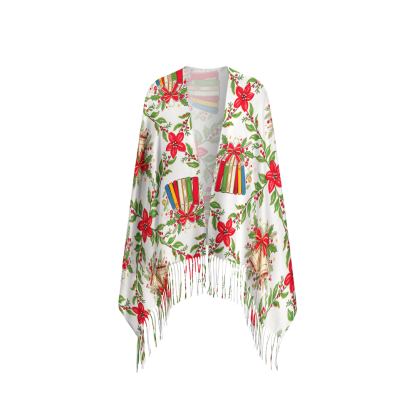 Pagewings Bookish Vibe Long Fringe Scarf 
