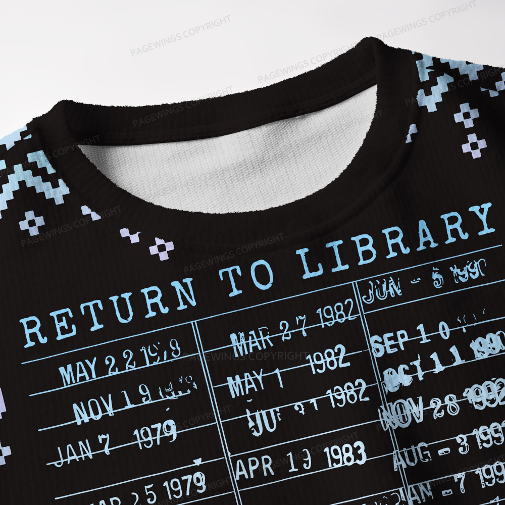 Pagewings Return To Library Unisex Ugly Knit Sweatshirt