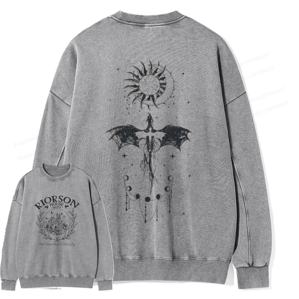 [Copy]Pagewings The World Will Be Saved And Remade Unisex Washed Sweatshirt