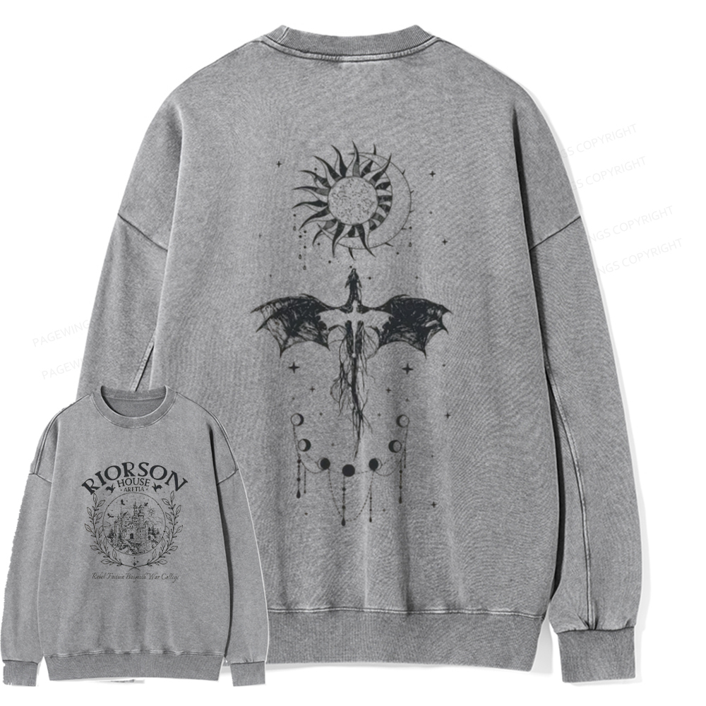 [Copy]Pagewings The World Will Be Saved And Remade Unisex Washed Sweatshirt