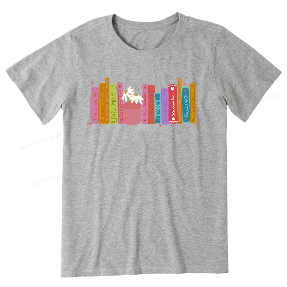 Pagewings Romance Book Tropes Unisex Classic T-shirt