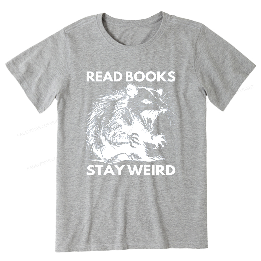 Pagewings Read Books Stay Weird Unisex Classic T-shirt