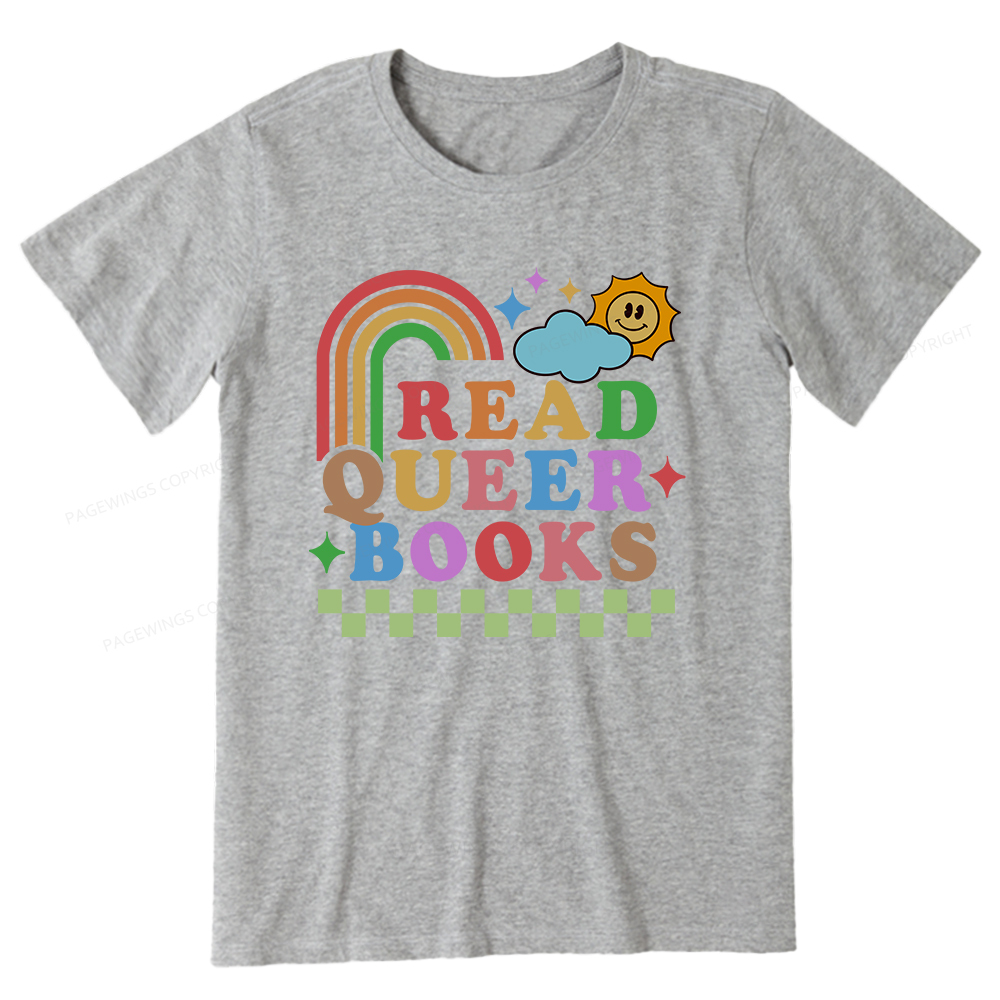 Pagewings Read Queer Books Unisex Classic T-shirt