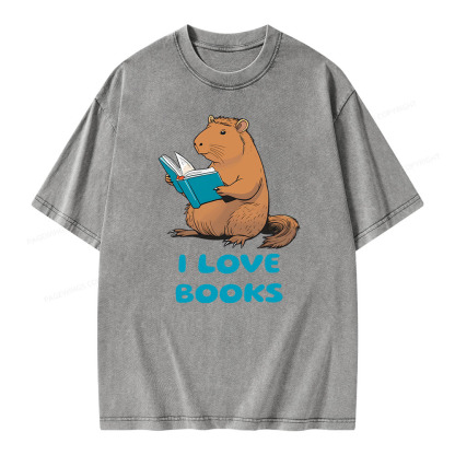 [Copy]Pagewings Week and Library Unisex Washed T-shirt