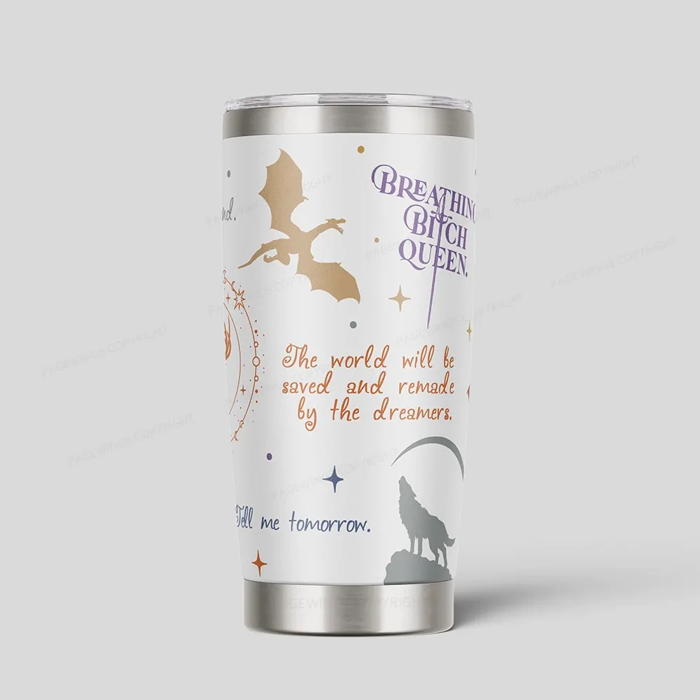 Pagewings Throne of Glass Tumbler