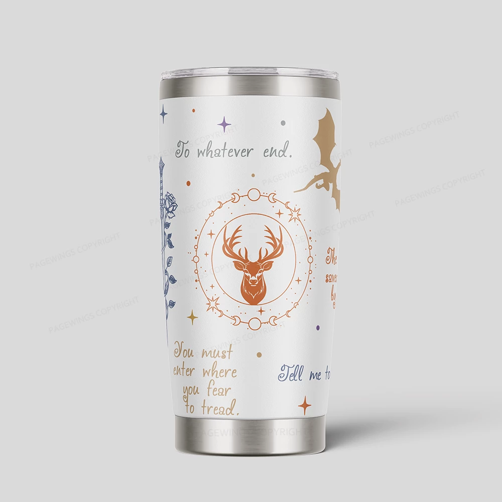 Pagewings Throne of Glass Tumbler