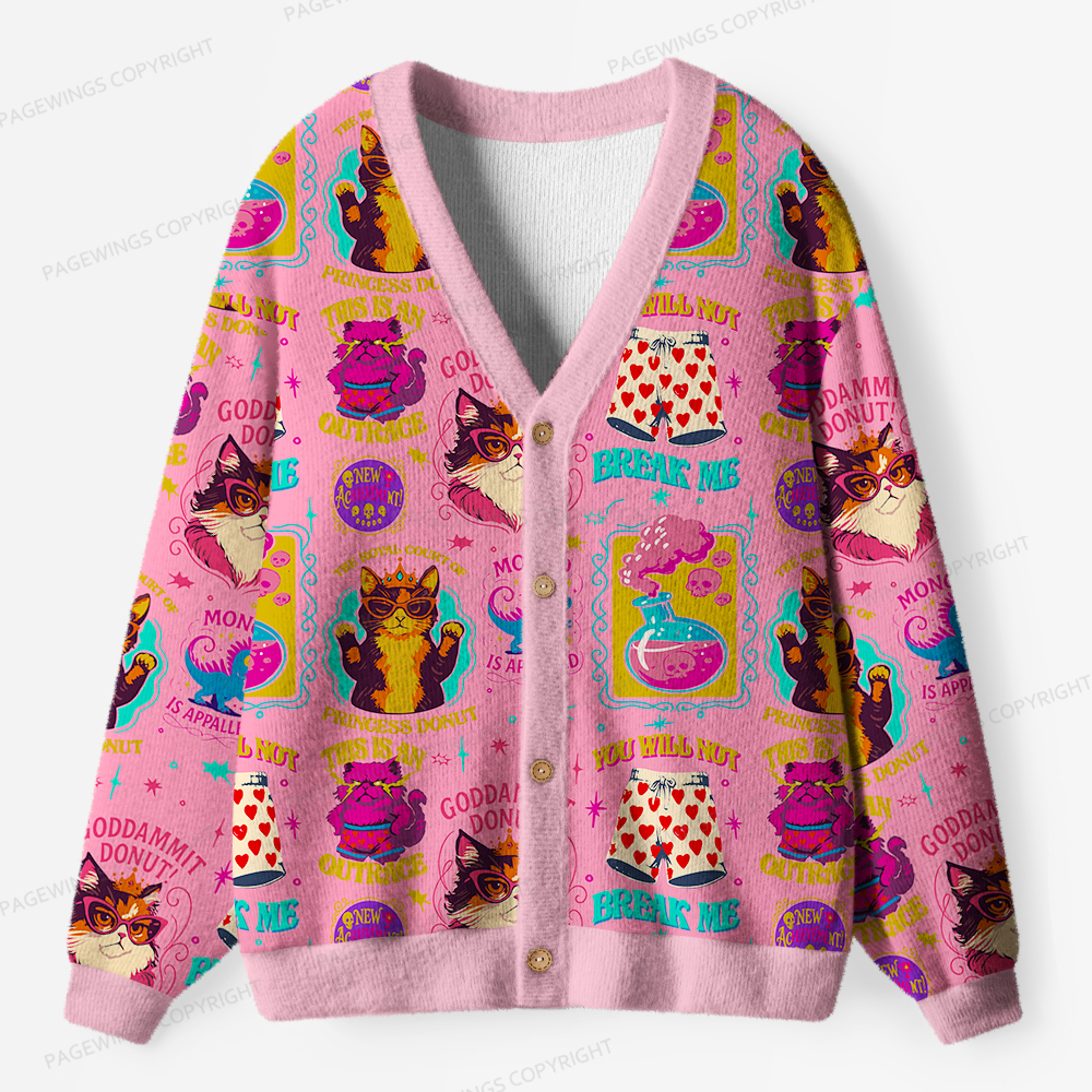 Pagewings You Will Not Break Me Unisex Ugly Cardigan Sweaters