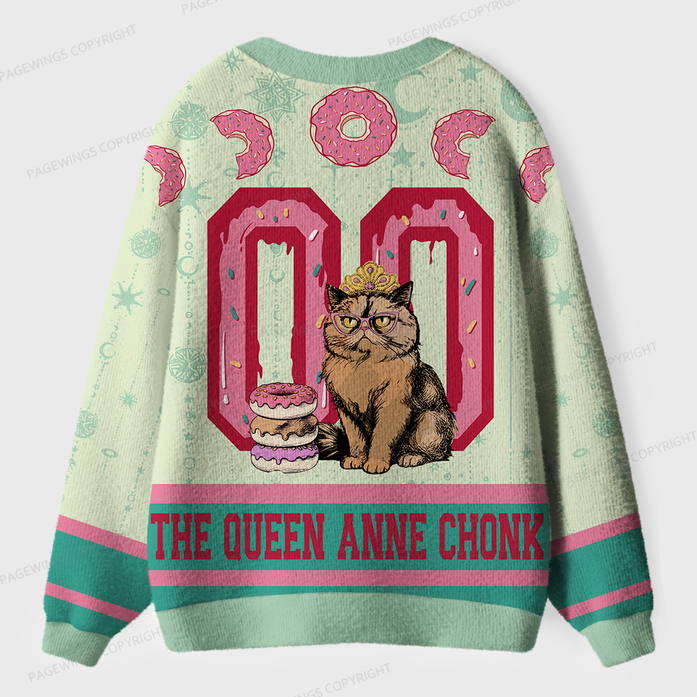 Pagewings The Queen Unisex Ugly Cardigan Sweaters