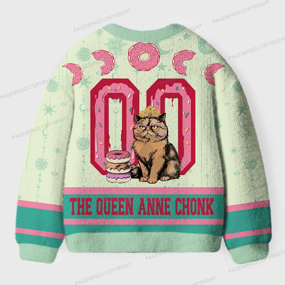 Pagewings The Queen Unisex Ugly Cardigan Sweaters