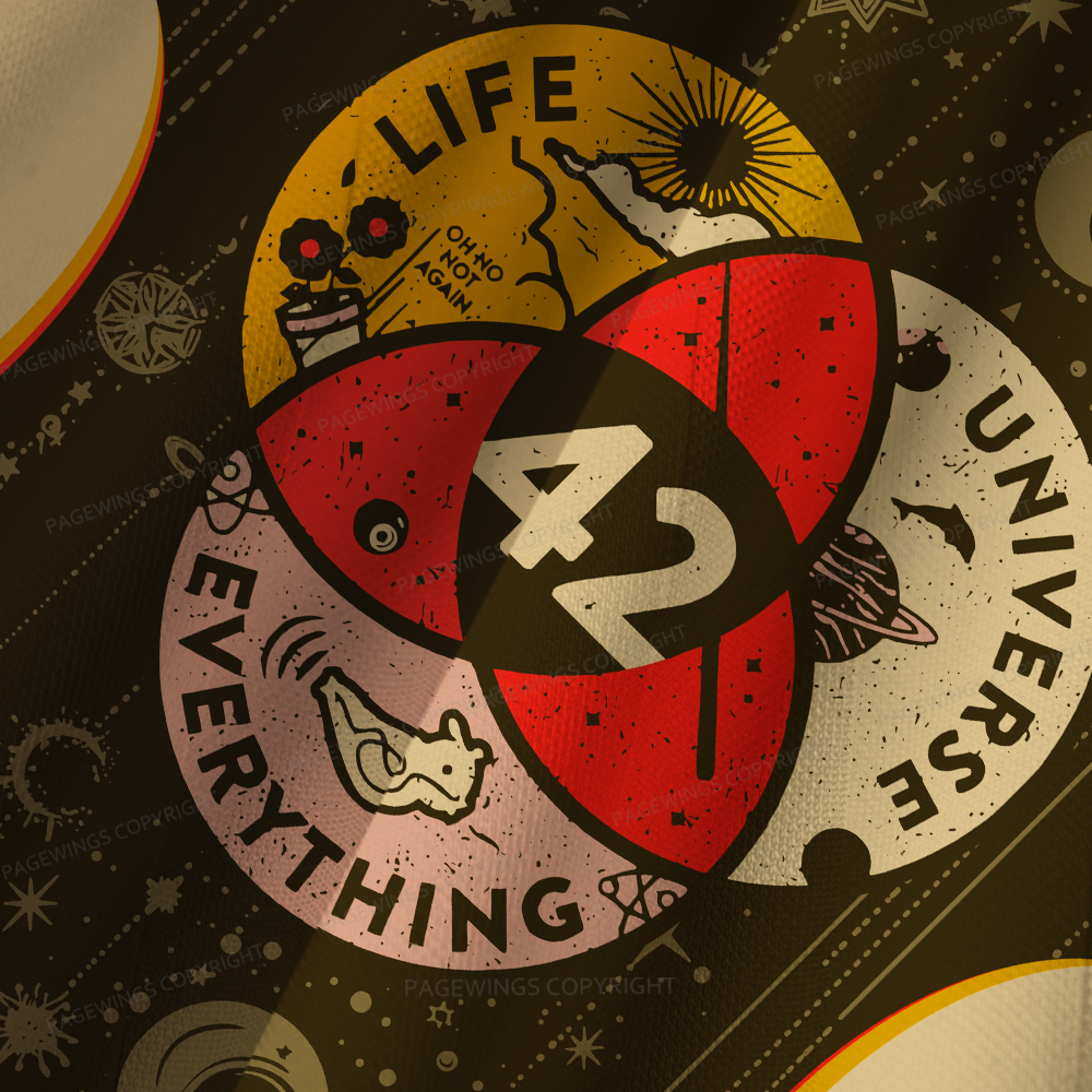 Pagewings 42 The Answer To Life The Universe And Everything Unisex Long Sleeve Jersey