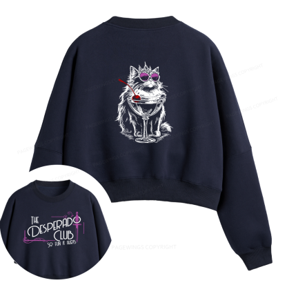 Pagewings Desperado Club Fleece Crop Sweatshirt