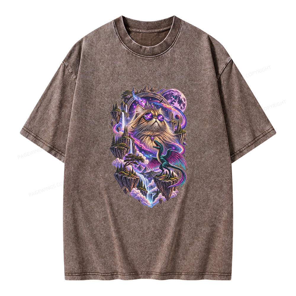 Pagewings Sci Fi Bookish Unisex Washed T-shirt