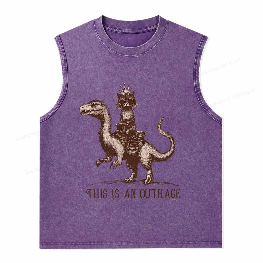 Pagewings Princess Donut Washed Tank Top