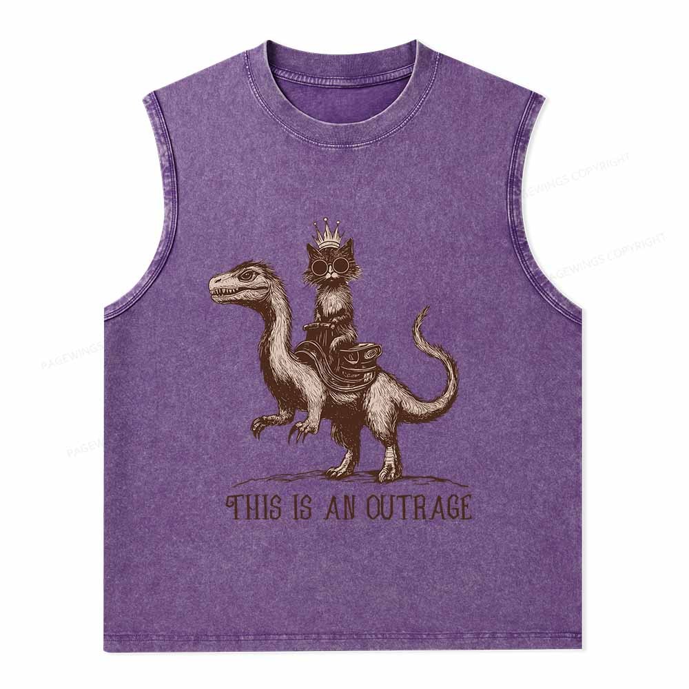 Pagewings Princess Donut Washed Tank Top