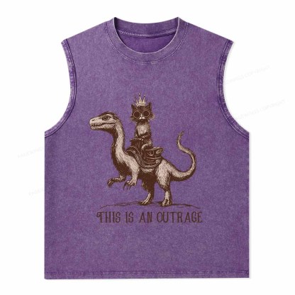 Pagewings Princess Donut Washed Tank Top