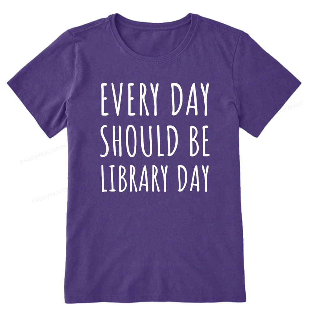 Pagewings Library Day Media Specialist Unisex Classic T-shirt