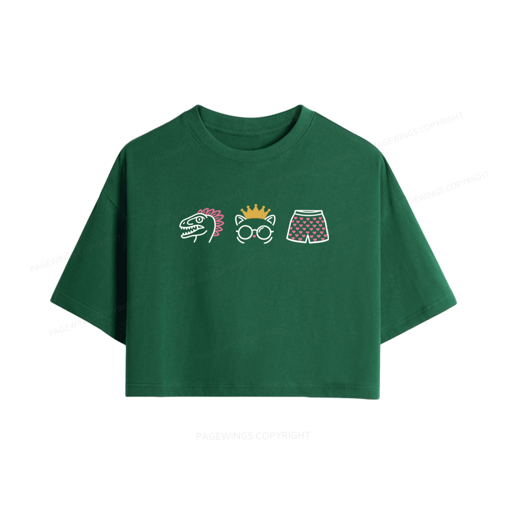 Pagewings Sci Fi Books Lover Women Crop Tops