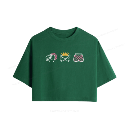 Pagewings Sci Fi Books Lover Women Crop Tops