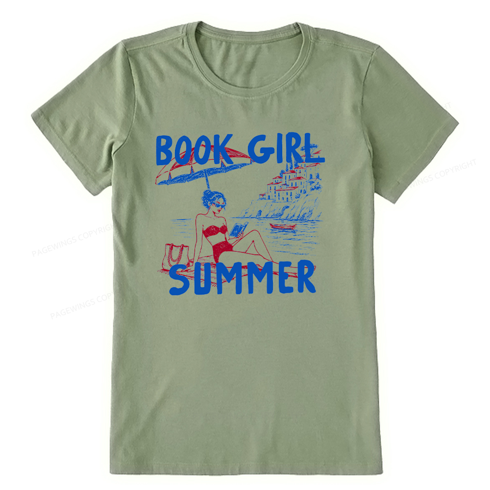Pagewings Book Girl Summer Unisex Classic T-shirt