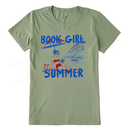 Pagewings Book Girl Summer Unisex Classic T-shirt