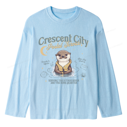 Pagewing Reading Fantasy Bookish Unisex Lightweight Long Sleeve T-Shirt