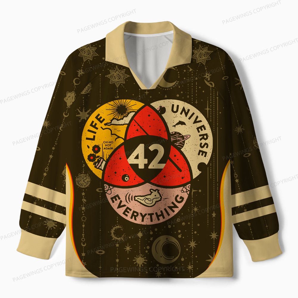 Pagewings 42 The Answer To Life The Universe And Everything Unisex Long Sleeve Jersey