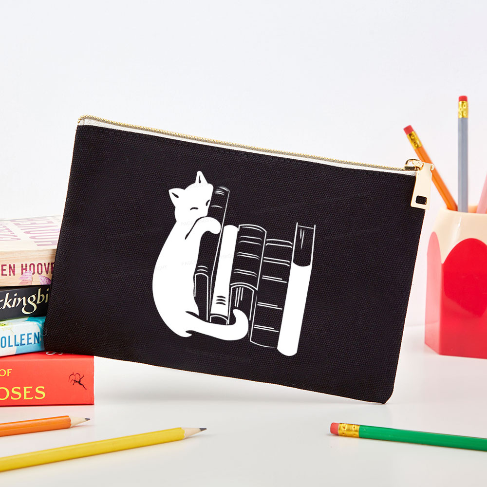 Pagewings Books And Cats Pouch