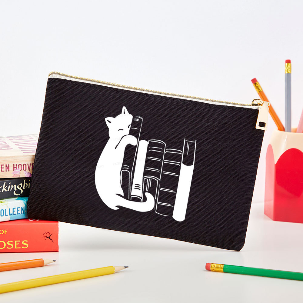 Pagewings Books And Cats Pouch