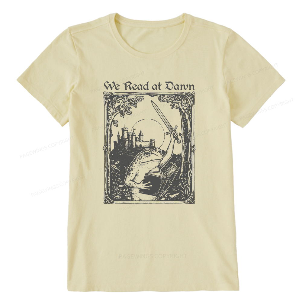 Pagewings We Read At Dawn Unisex Classic T-shirt