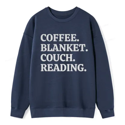 Pagewings Coffee Blanket Couch Reading Unisex Classic Sweatshirt