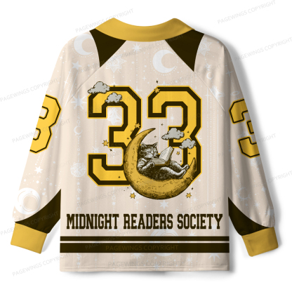 Pagewings Midnight Readers Society Unisex Long Sleeve Jersey