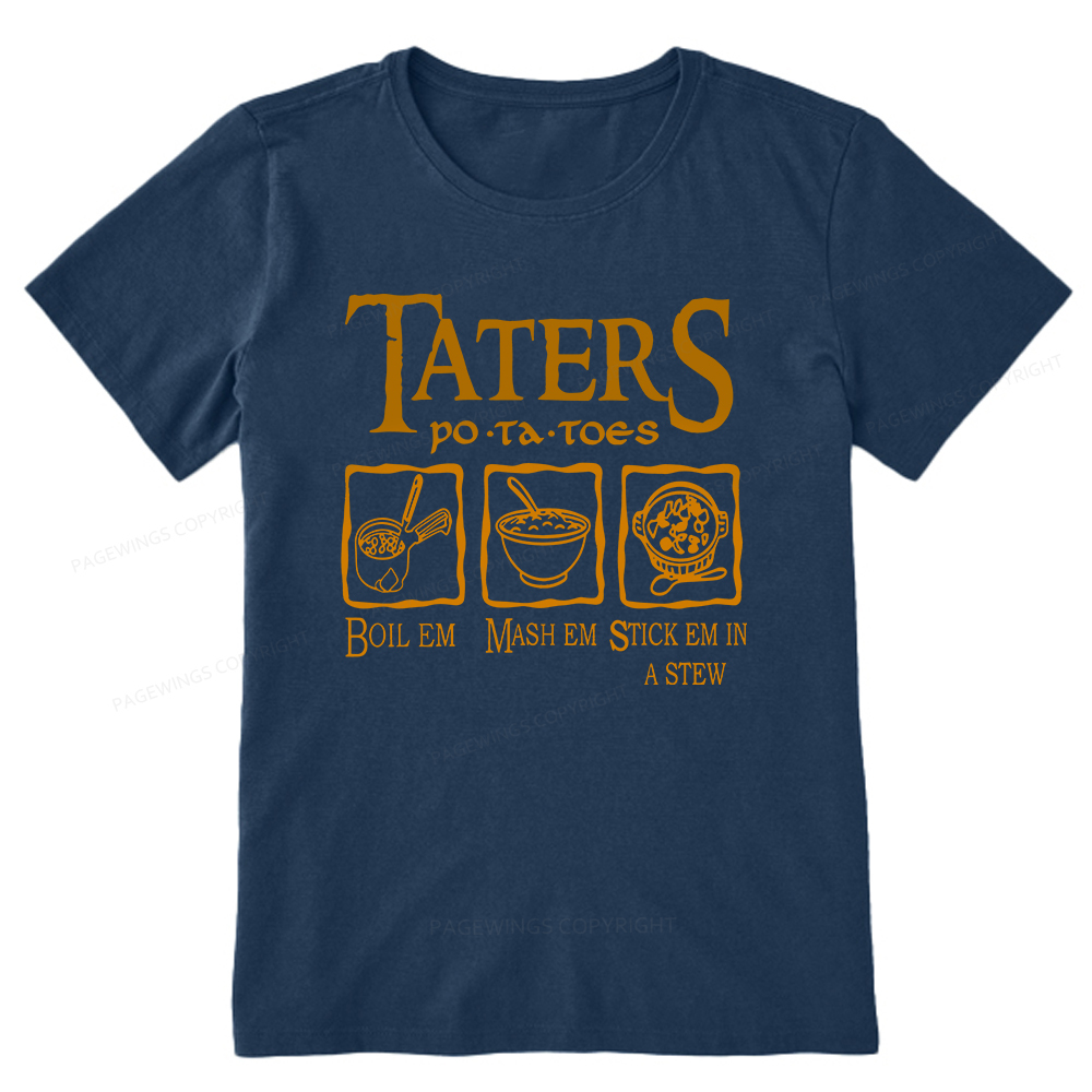 Pagewings Taters PoTaToes Unisex Classic T-shirt